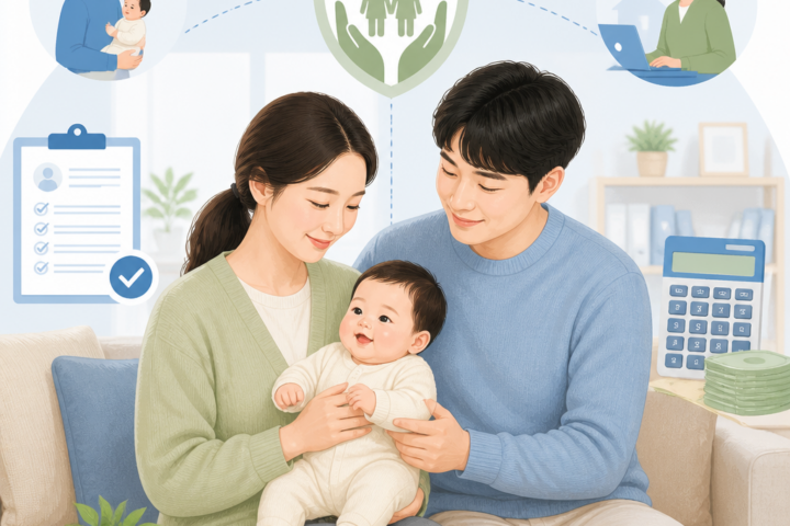 =육아휴직급여 관련 혜택 안내 이미지