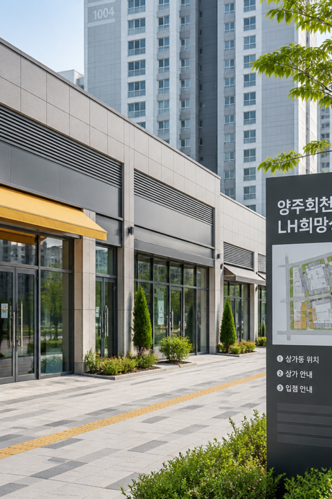 =양주회천10단지 LH희망상가 관련 혜택 안내 이미지