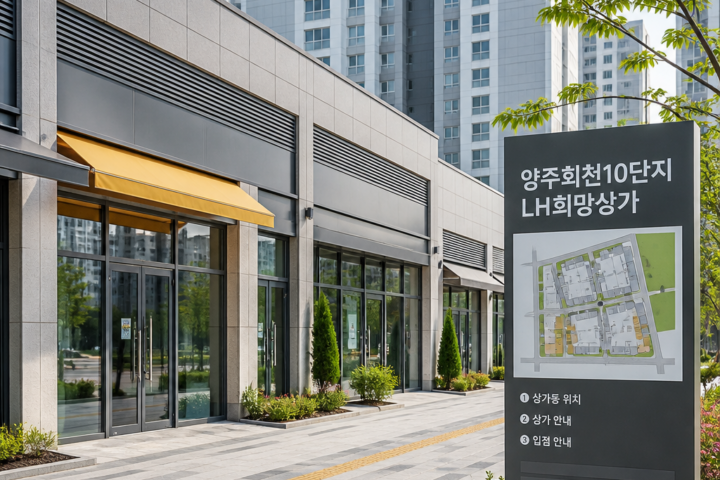 =양주회천10단지 LH희망상가 관련 혜택 안내 이미지