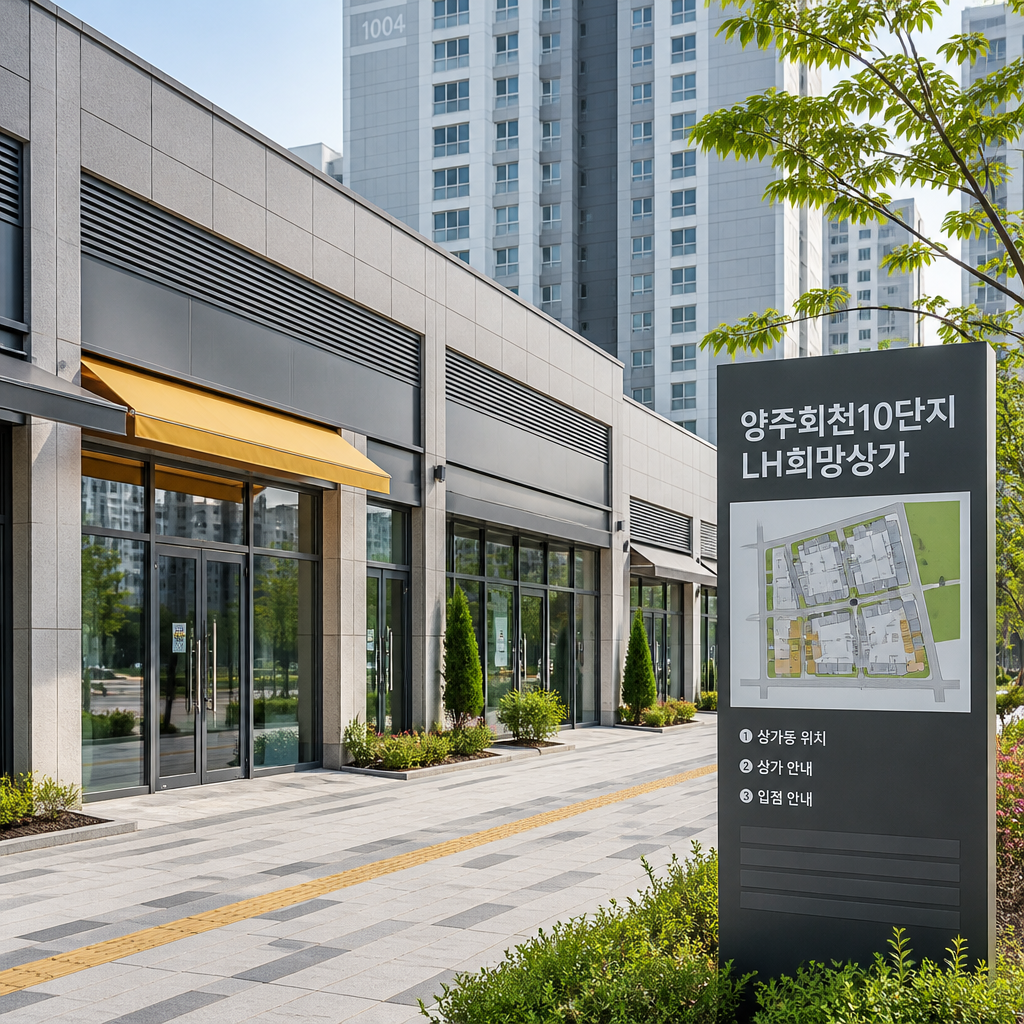 =양주회천10단지 LH희망상가 관련 혜택 안내 이미지